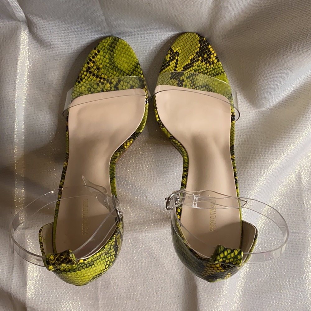 Neon Sandal Heels - Picture 4 of 4